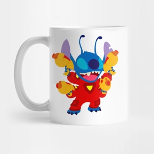 Minimalist Alien Stitch Mug